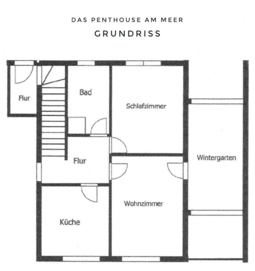 Das Penthouse Am Meer - Logenplatz An Der Foerde - Glücksburg Exterior foto